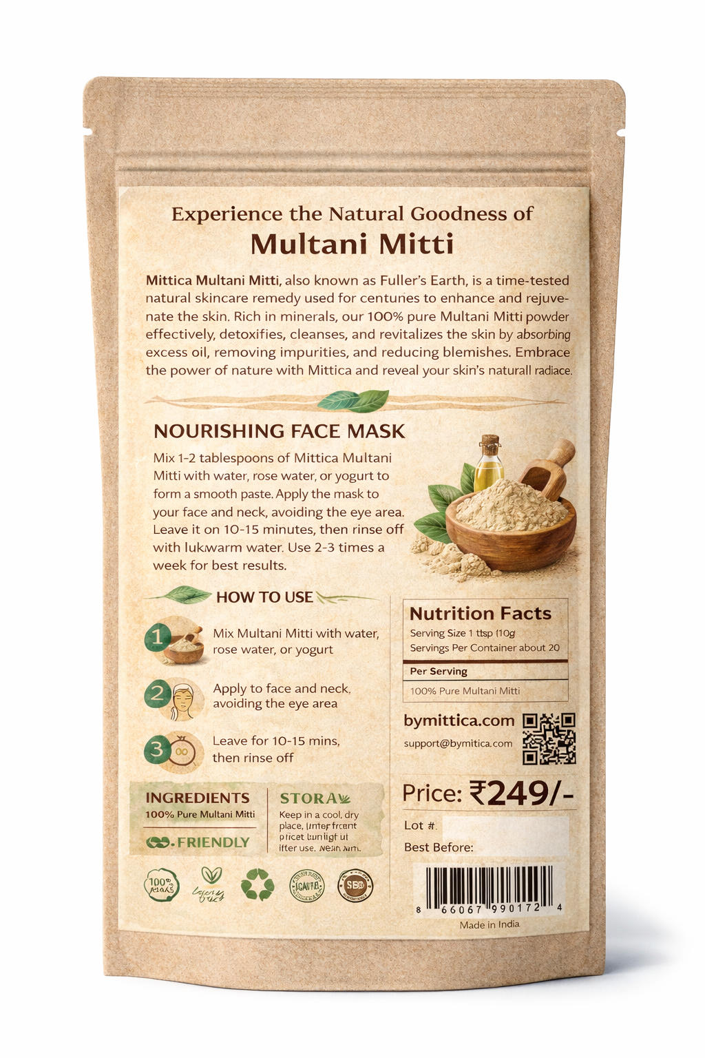 Multani Mitti By Mittica - Image 2
